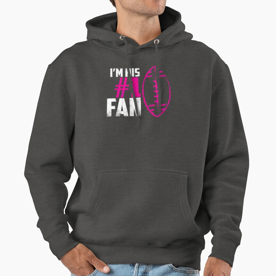 Football Mom Mothers Day Gift From Hoodie - Novelty Apparel Unisex - T-Shirt, Sweatshirt, Hoodie