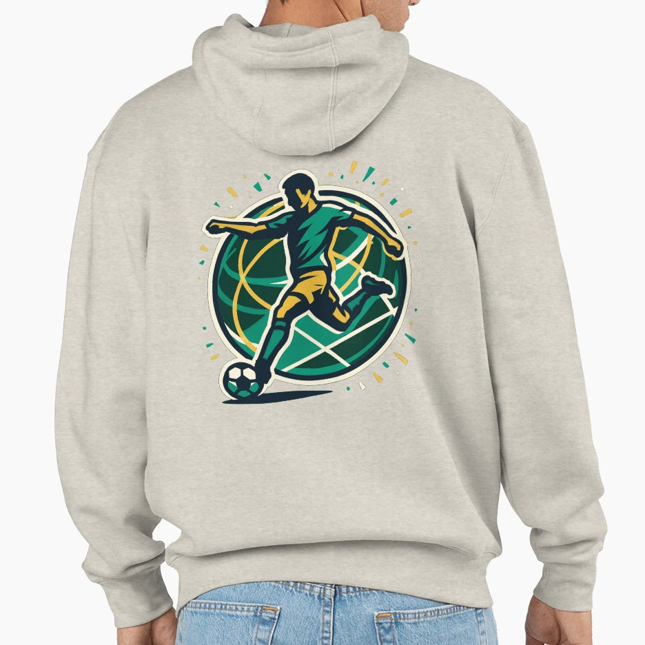 Global Football Celebration Hoodie - Casual Everyday Wear for Adults - T-Shirt, Sweatshirt, Hoodie