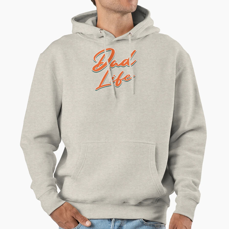 Dad Life Hoodie - Minimalist Print Men Women - T-Shirt, Sweatshirt, Hoodie