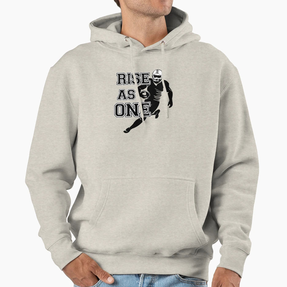 Qb Football Game Match Gift Throw Hoodie - Aesthetic Graphic for Adults - T-Shirt, Sweatshirt, Hoodie