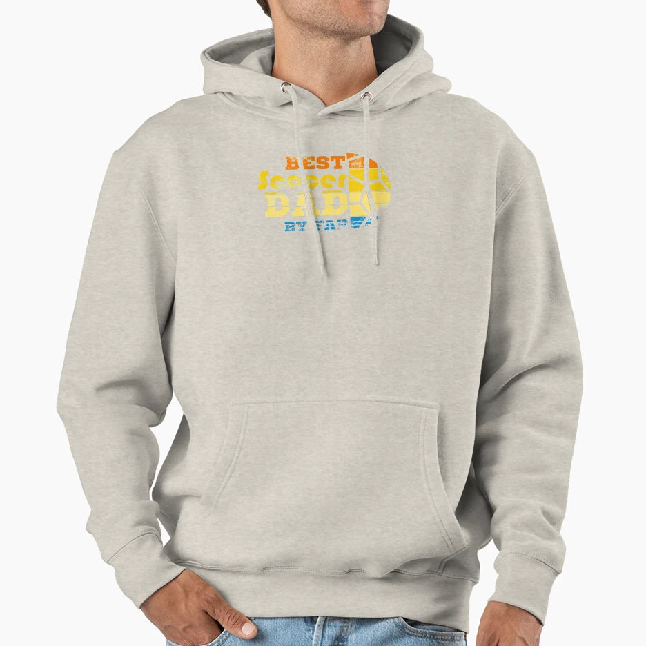 Soocer Dad Son Hoodie - Graphic Print Men Women - T-Shirt, Sweatshirt, Hoodie