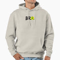 Bro Soccer Ball Minimal Sporty Hoodie - Casual Everyday Wear Men Women - T-Shirt, Sweatshirt, Hoodie