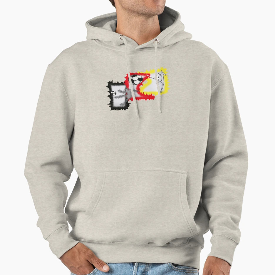 Football Player Football Footballer Hoodie - Streetwear Style Unisex - T-Shirt, Sweatshirt, Hoodie