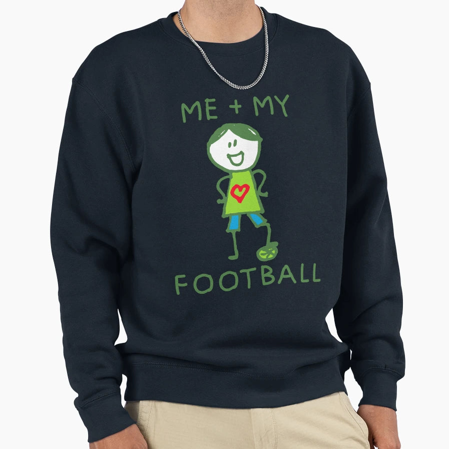 Stick Peeps Me My Football Children Sweatshirt - Aesthetic Graphic Unisex - T-Shirt, Sweatshirt, Hoodie