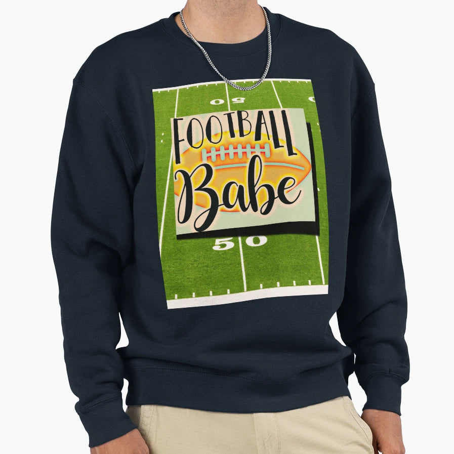 Football Babe Lovers Football Gals Sweatshirt - Novelty Apparel Unisex - T-Shirt, Sweatshirt, Hoodie
