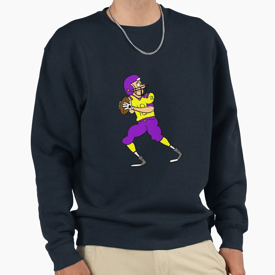 Footballer Sweatshirt - Aesthetic Graphic Unisex - T-Shirt, Sweatshirt, Hoodie