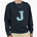 College Letterman J Sweatshirt - Unique Graphic for Adults - T-Shirt, Sweatshirt, Hoodie