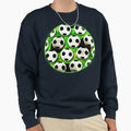 Soccer Ball Football Pattern Sweatshirt - Trendy Graphic Unisex - T-Shirt, Sweatshirt, Hoodie