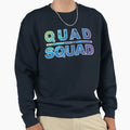 Quad Squad Gym Motivation Sweatshirt - Fun Novelty Design for Adults - T-Shirt, Sweatshirt, Hoodie