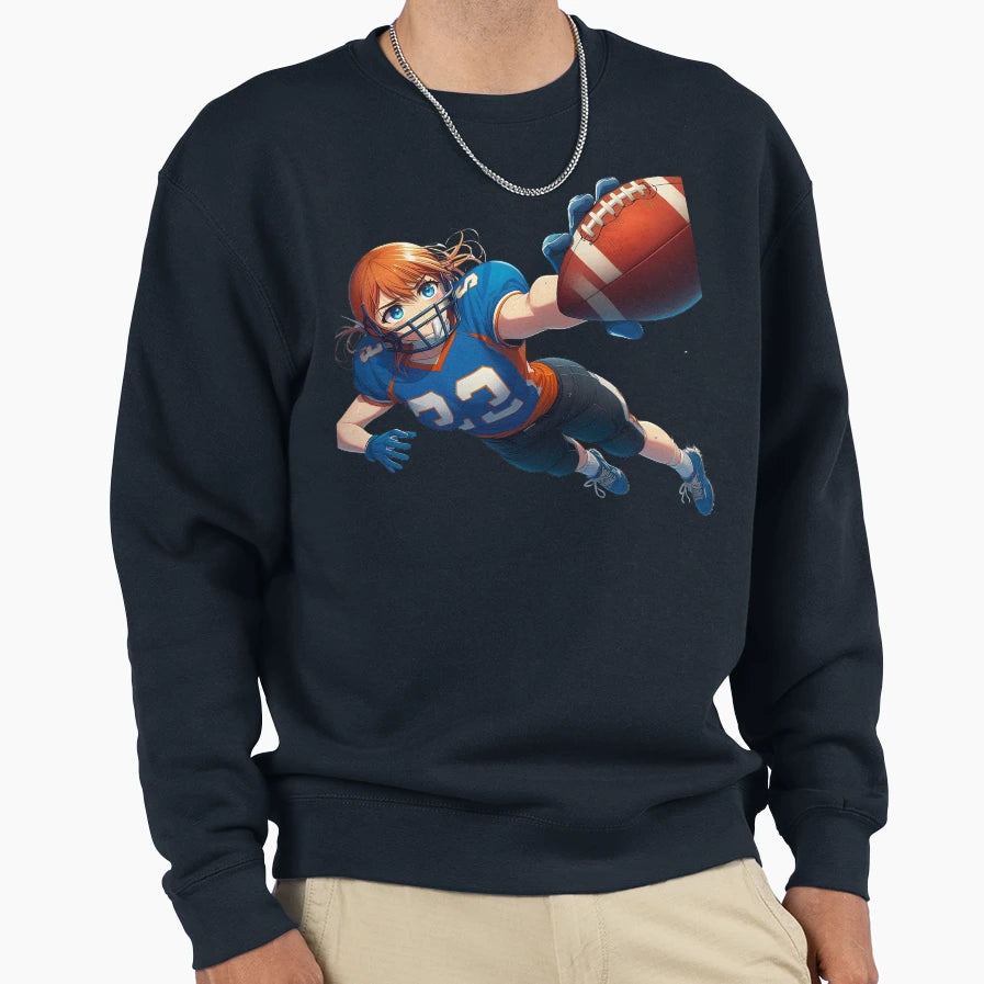 Energetic Capture Football Anime Sweatshirt - Fun Novelty Design Men Women - T-Shirt, Sweatshirt, Hoodie