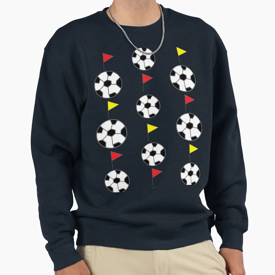 Soccer Ball Sweatshirt - Streetwear Style Unisex - T-Shirt, Sweatshirt, Hoodie