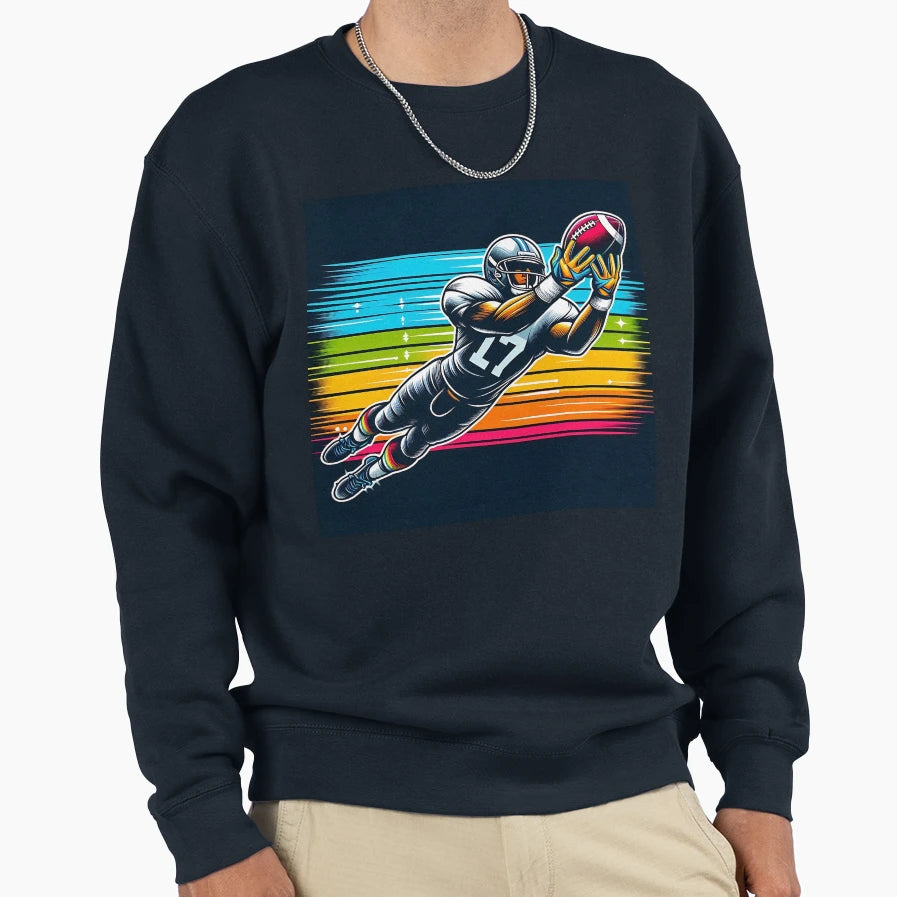 Rugby Player Sweatshirt - Trendy Graphic Men Women - T-Shirt, Sweatshirt, Hoodie