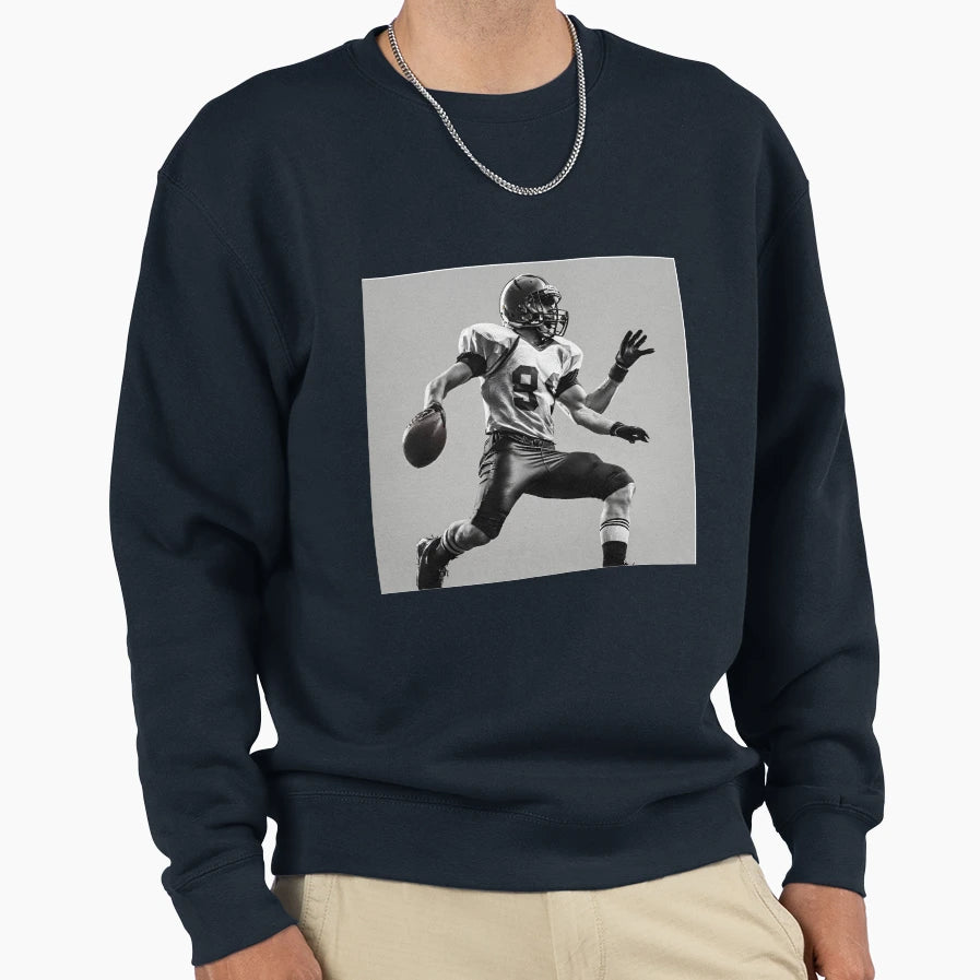 Football American Football Exercise Sweatshirt - Graphic Print Unisex - T-Shirt, Sweatshirt, Hoodie