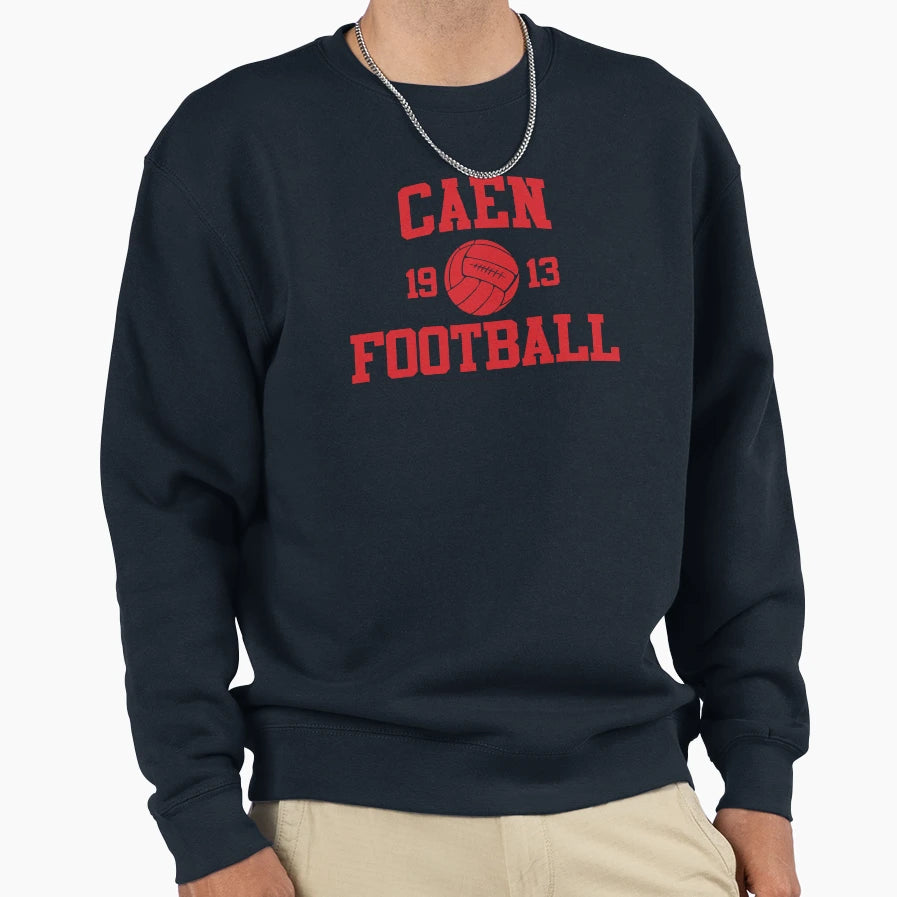 Caen Football Athletic College 2 Sweatshirt - Fun Novelty Design Men Women - T-Shirt, Sweatshirt, Hoodie