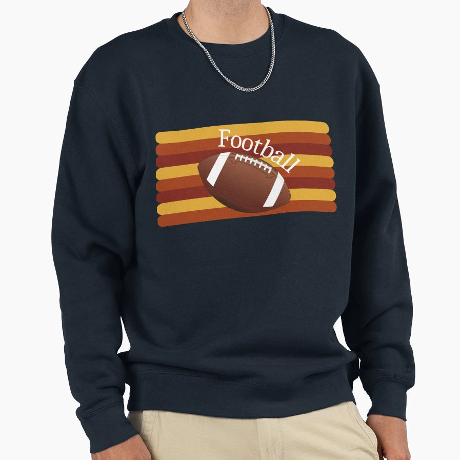 Football Sweatshirt - Aesthetic Graphic Men Women - T-Shirt, Sweatshirt, Hoodie