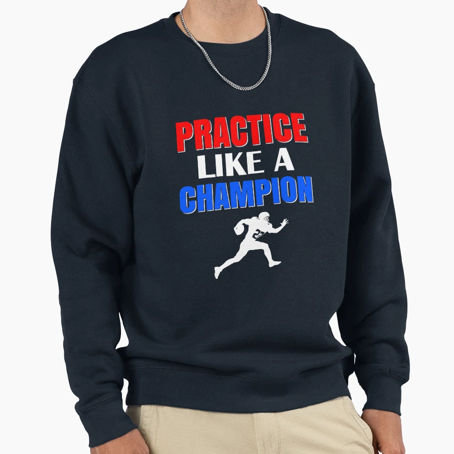 American Football Champion Player T-Shirt - Minimalist Print for Adults - T-Shirt, Sweatshirt, Hoodie