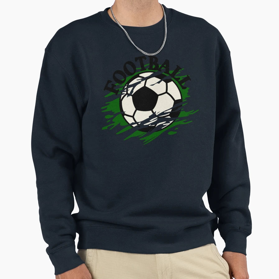 I Love Football Soccer Sweatshirt - Streetwear Style Unisex - T-Shirt, Sweatshirt, Hoodie