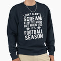Football Season Sweatshirt - Minimalist Print for Adults - T-Shirt, Sweatshirt, Hoodie
