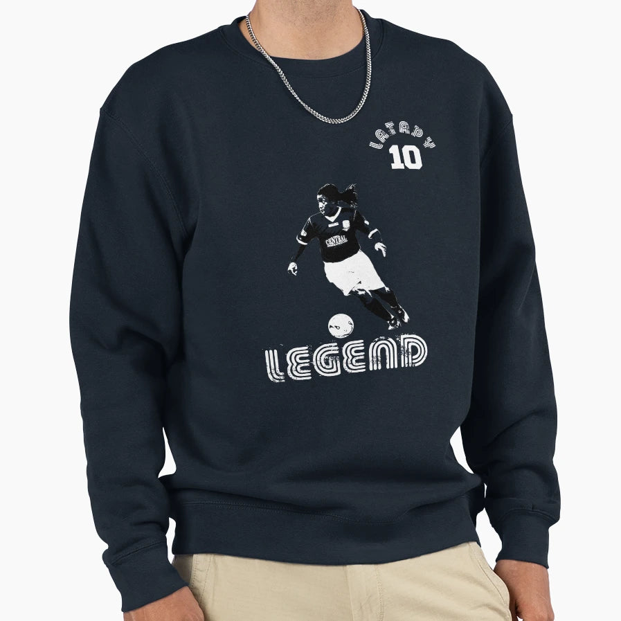 Falkirk Legend Russell Latapy Sweatshirt - Graphic Print Unisex - T-Shirt, Sweatshirt, Hoodie