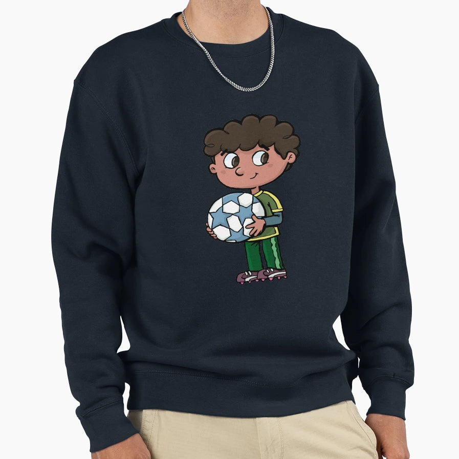 Soccer Ball Sweatshirt - Trendy Graphic for Adults - T-Shirt, Sweatshirt, Hoodie
