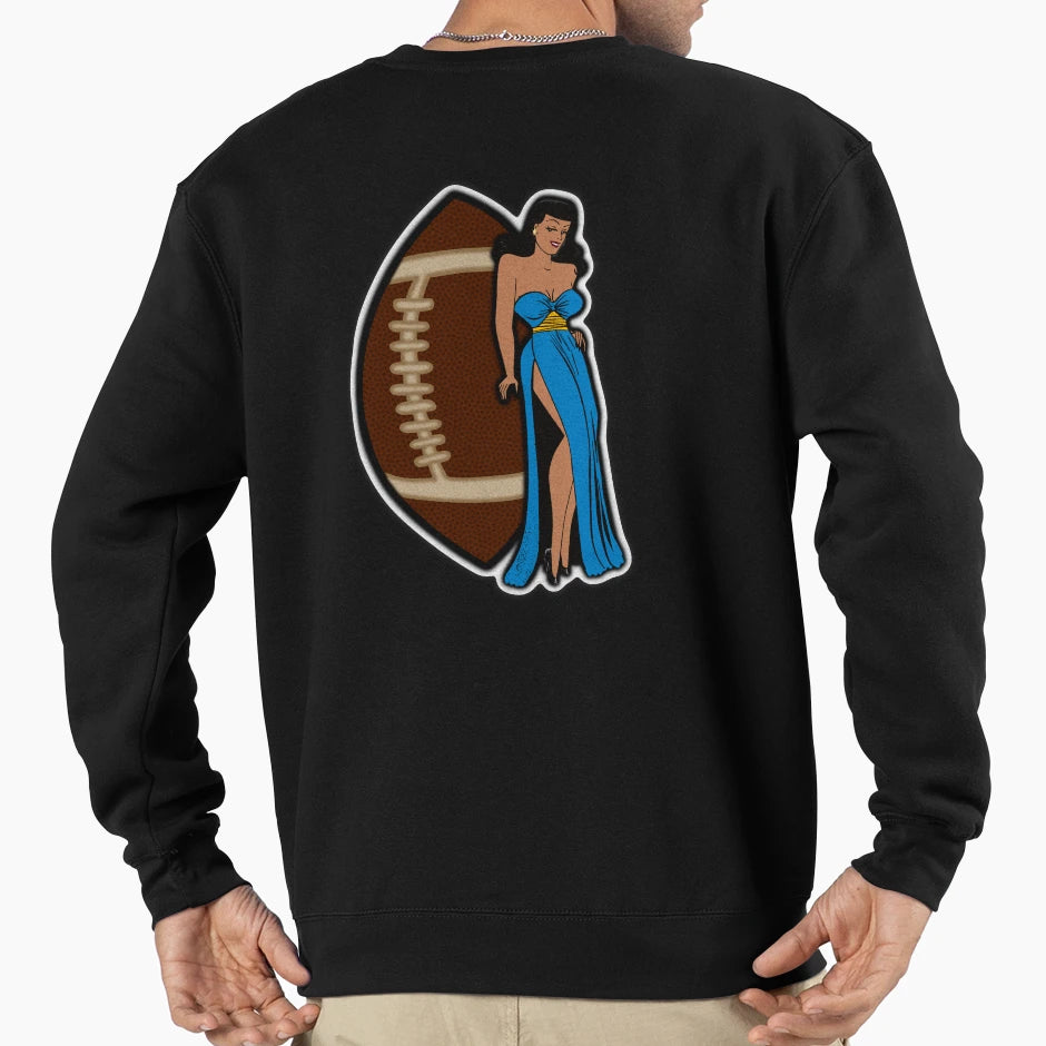 Los Angeles Football Babe Sweatshirt - Minimalist Print Men Women - T-Shirt, Sweatshirt, Hoodie
