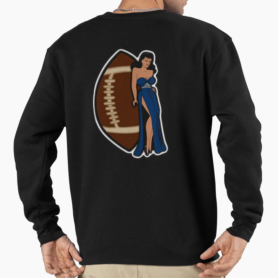Indianapolis Football Babe Sweatshirt - Custom Art Print Unisex - T-Shirt, Sweatshirt, Hoodie