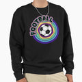 Football Colorful Sweatshirt - Trendy Graphic for Adults - T-Shirt, Sweatshirt, Hoodie
