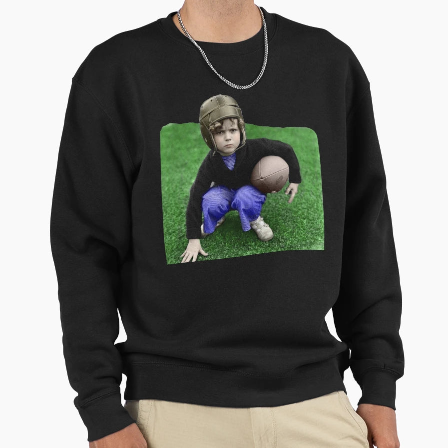 Shirley Temple Football Sweatshirt - Fun Novelty Design Men Women - T-Shirt, Sweatshirt, Hoodie