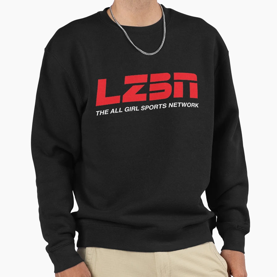 Lzbn All Sports Network Sweatshirt - Fun Novelty Design for Adults - T-Shirt, Sweatshirt, Hoodie