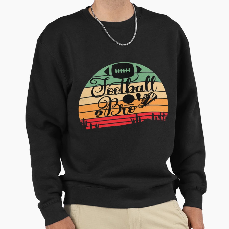 Football Bros Funny Football Lovers T-Shirt - Aesthetic Graphic for Adults - T-Shirt, Sweatshirt, Hoodie