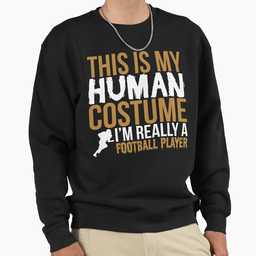 Football Player Gift This Is My Sweatshirt - Minimalist Print for Adults - T-Shirt, Sweatshirt, Hoodie