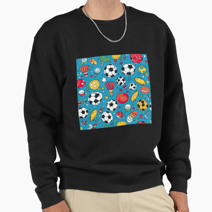 Football Seamless Sweatshirt - Unique Graphic Unisex - T-Shirt, Sweatshirt, Hoodie