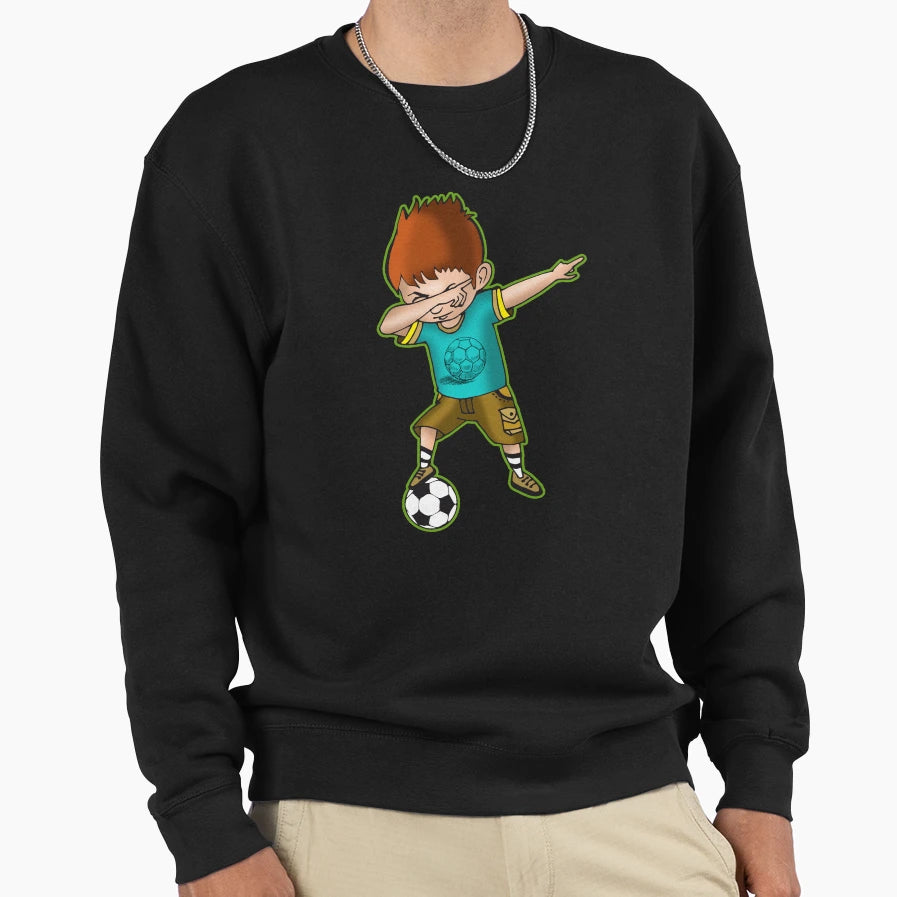 Seccer Dabbing Funny Sport Fan Sweatshirt - Streetwear Style Men Women - T-Shirt, Sweatshirt, Hoodie