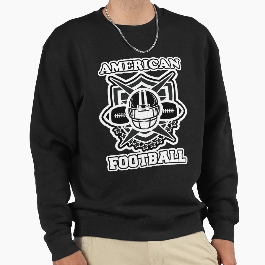 American Football Sweatshirt - Trendy Graphic for Adults - T-Shirt, Sweatshirt, Hoodie
