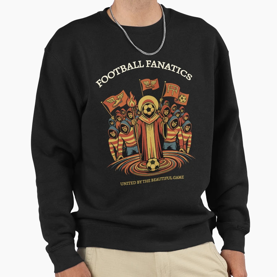 Football Fanatics Sweatshirt - Custom Art Print Unisex - T-Shirt, Sweatshirt, Hoodie