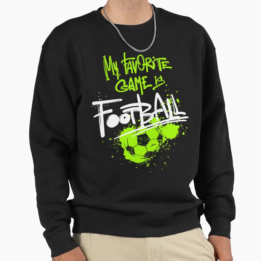 Football Sweatshirt - Fun Novelty Design Men Women - T-Shirt, Sweatshirt, Hoodie
