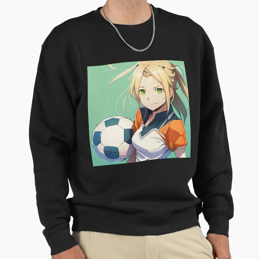Anime Soccer Sweatshirt - Casual Everyday Wear Unisex - T-Shirt, Sweatshirt, Hoodie