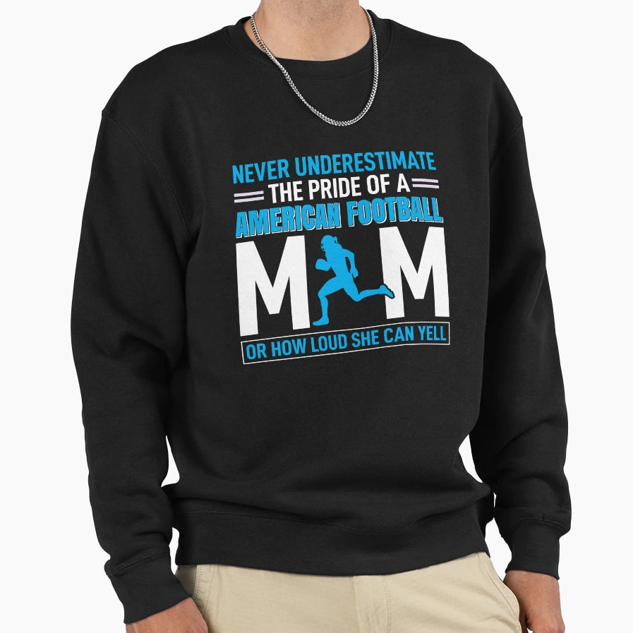 Never Underestimate Pride American Sweatshirt - Trendy Graphic for Adults - T-Shirt, Sweatshirt, Hoodie