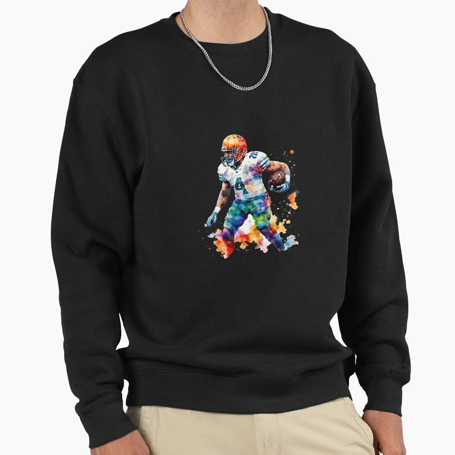Dolphin Football Sweatshirt - Custom Art Print Unisex - T-Shirt, Sweatshirt, Hoodie