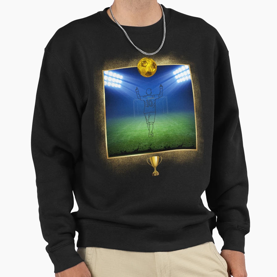 Football Soccer Lover Sweatshirt - Trendy Graphic for Adults - T-Shirt, Sweatshirt, Hoodie