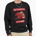 My Second Love Is Football T-Shirt - Graphic Print Men Women - T-Shirt, Sweatshirt, Hoodie
