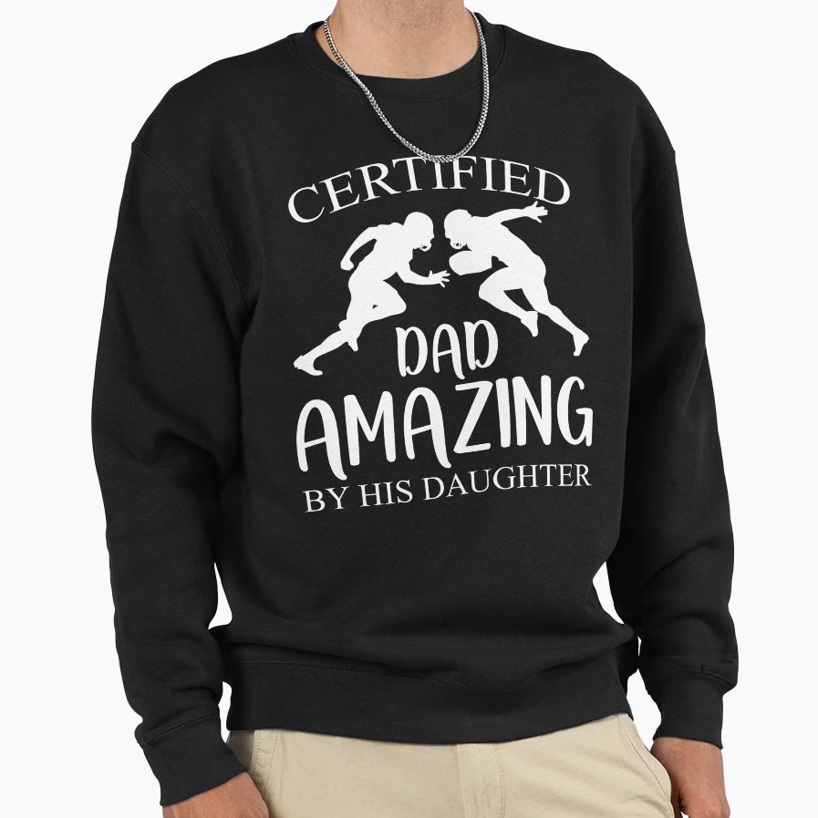 Amazing Football Dad T-Shirt - Fun Novelty Design Men Women - T-Shirt, Sweatshirt, Hoodie