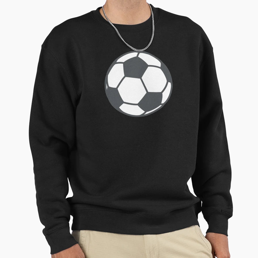 Soccer Football Emoji Sweatshirt - Graphic Print Unisex - T-Shirt, Sweatshirt, Hoodie