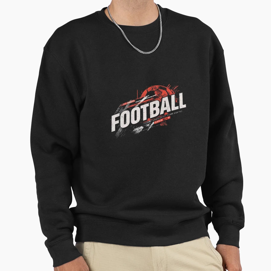 Football Urban Sports Sweatshirt - Minimalist Print Unisex - T-Shirt, Sweatshirt, Hoodie