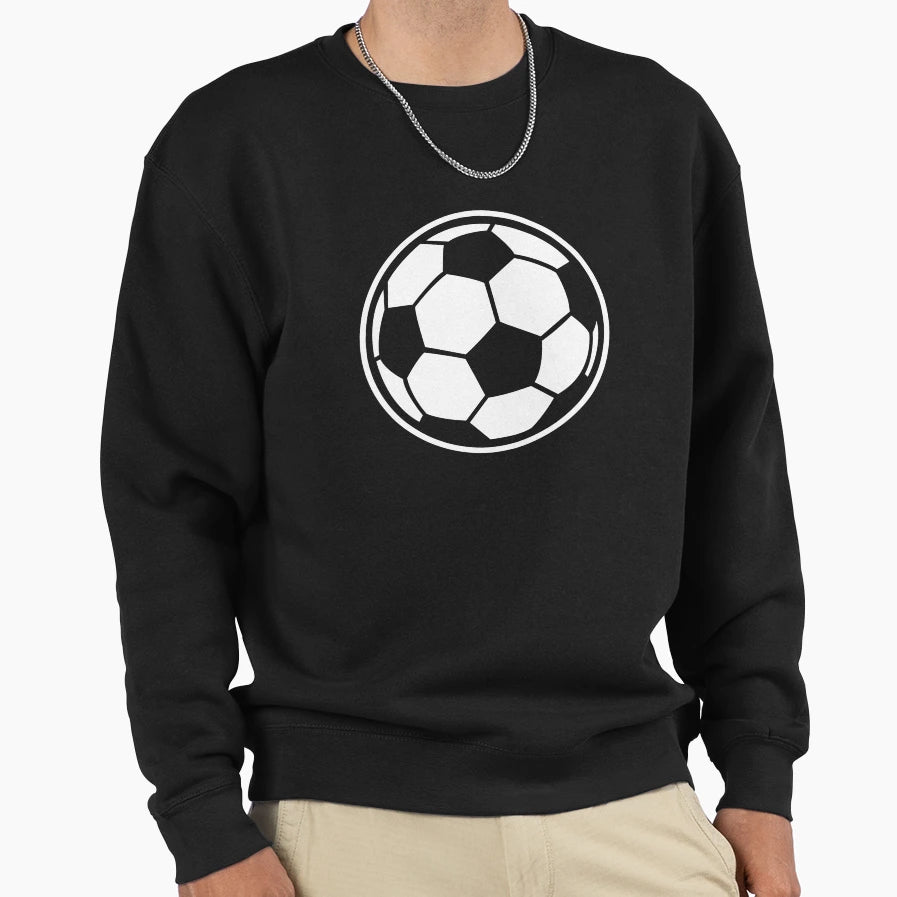 Soccer Ball Football Icon Sweatshirt - Custom Art Print Unisex - T-Shirt, Sweatshirt, Hoodie