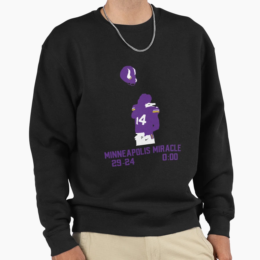 Minneapolis Miracle Sweatshirt - Fun Novelty Design Men Women - T-Shirt, Sweatshirt, Hoodie