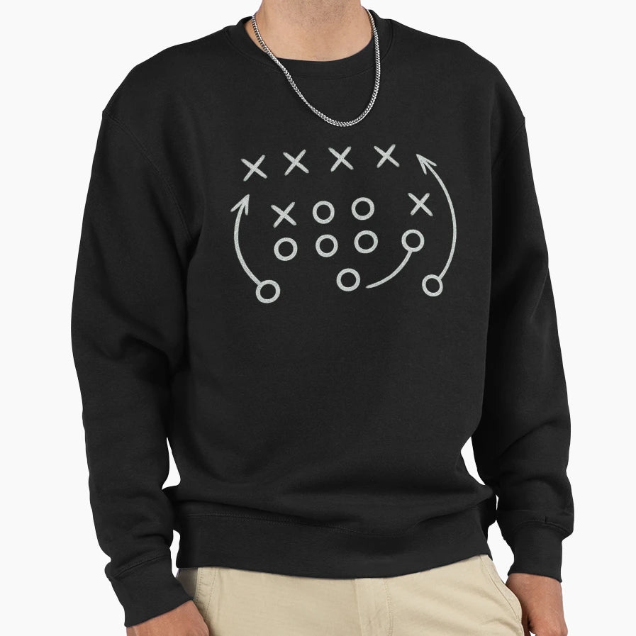American Football Play Strategy Sweatshirt - Unique Graphic Unisex - T-Shirt, Sweatshirt, Hoodie