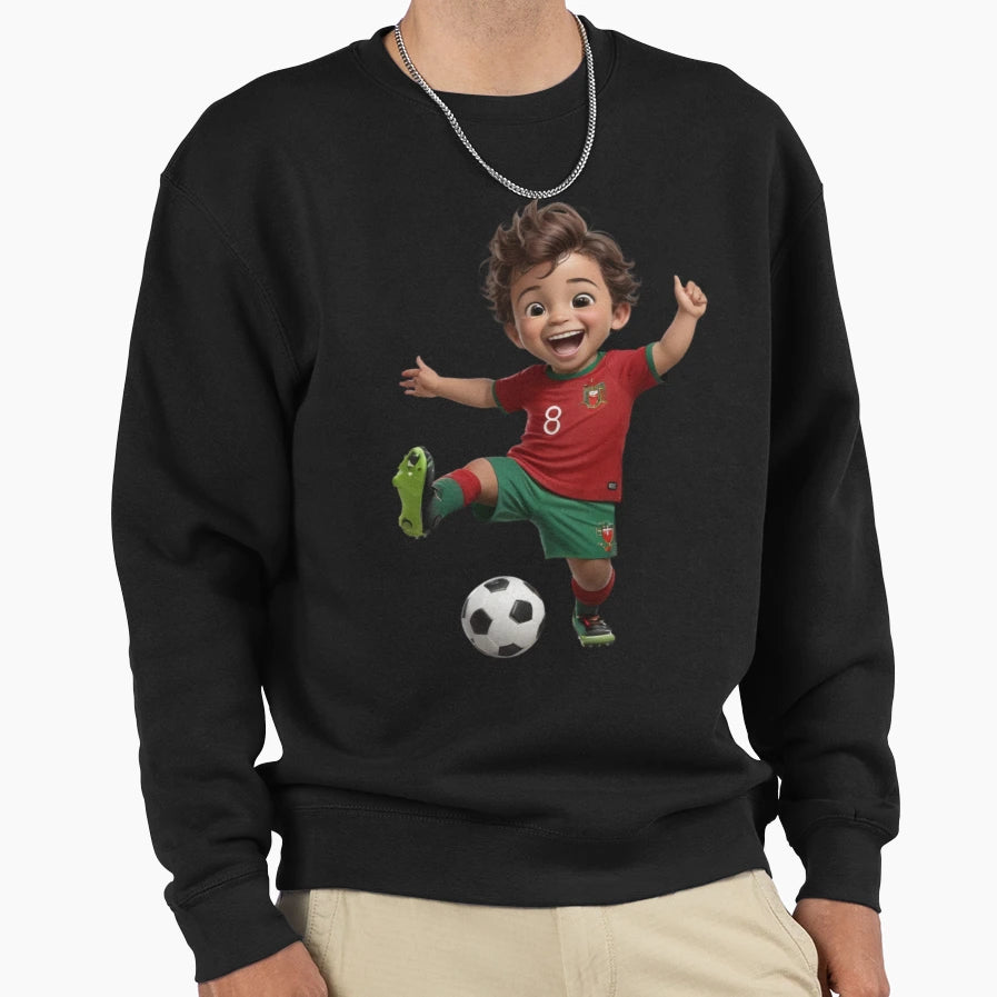 Portugal Footballer Nice Positive Jersey T-Shirt - Trendy Graphic Men Women - T-Shirt, Sweatshirt, Hoodie