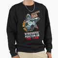 Goal Keeper Dad Most Stressful Sweatshirt - Aesthetic Graphic for Adults - T-Shirt, Sweatshirt, Hoodie