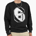 Football 6 Sweatshirt - Fun Novelty Design for Adults - T-Shirt, Sweatshirt, Hoodie